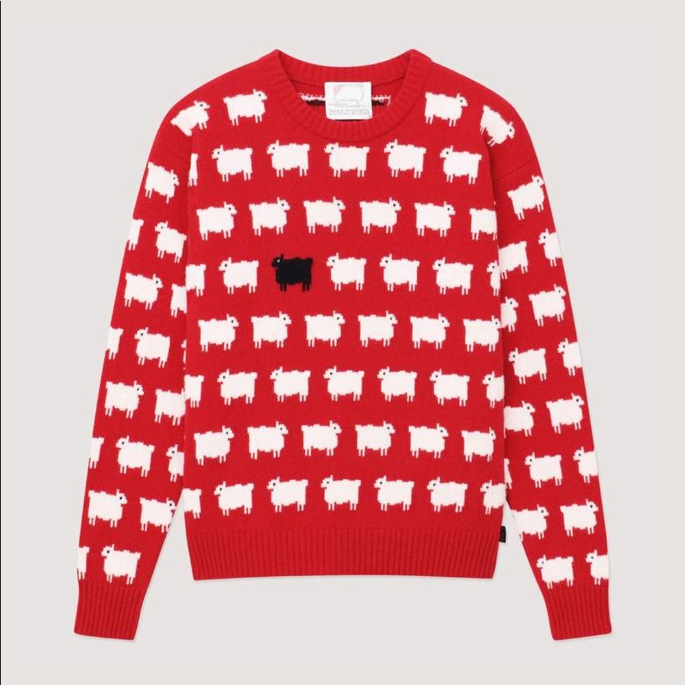 NWOT Rowing Blazers Black Sheep Diana Sweater